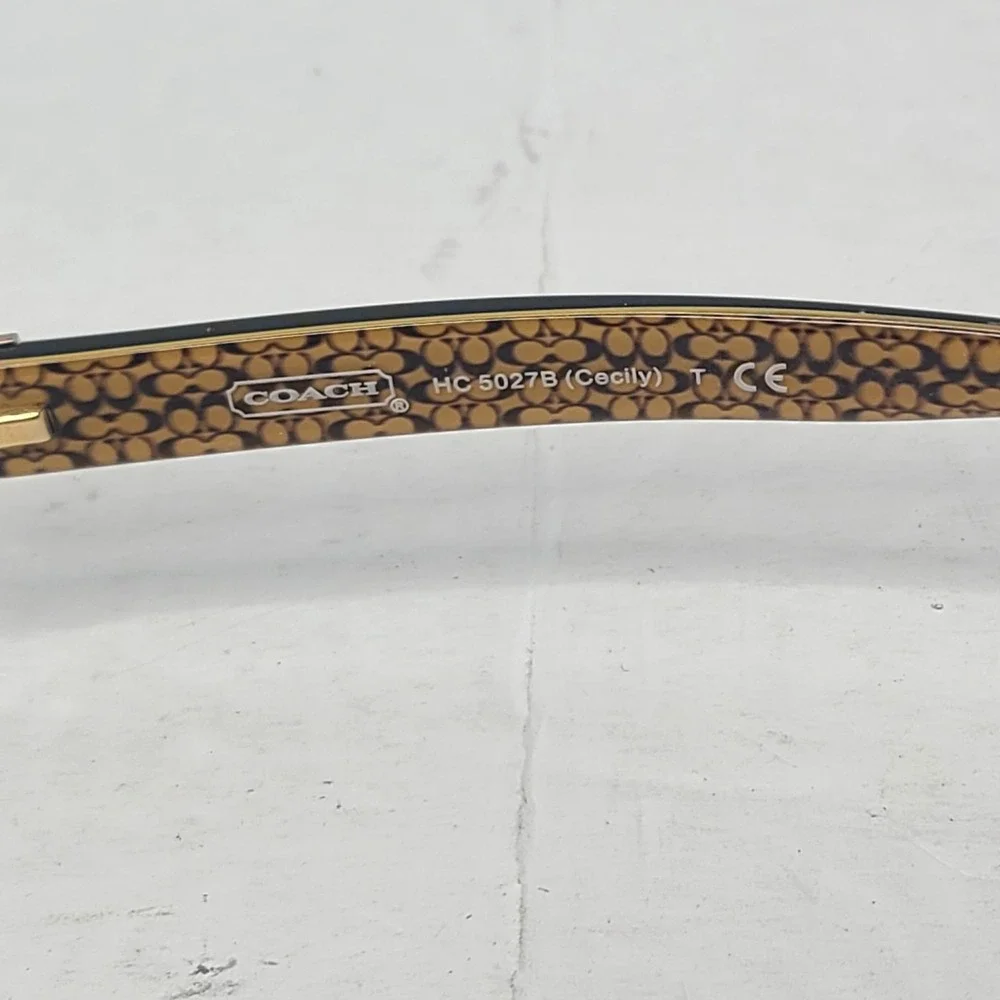 Coach HC 5027B‎ Cecily Eyeglasses 9094 Dark Brown Tortoise 52-17-135 Frames Only